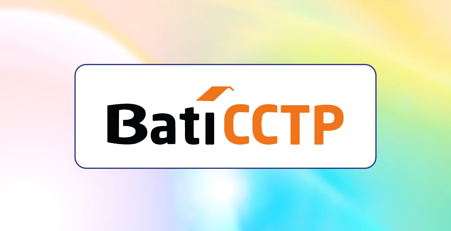 Logo Bati CCTP, bibliothèque de descriptifs techniques intégrée à BIMoffice